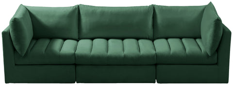 Acadia Green Velvet Modular Sofa S103
