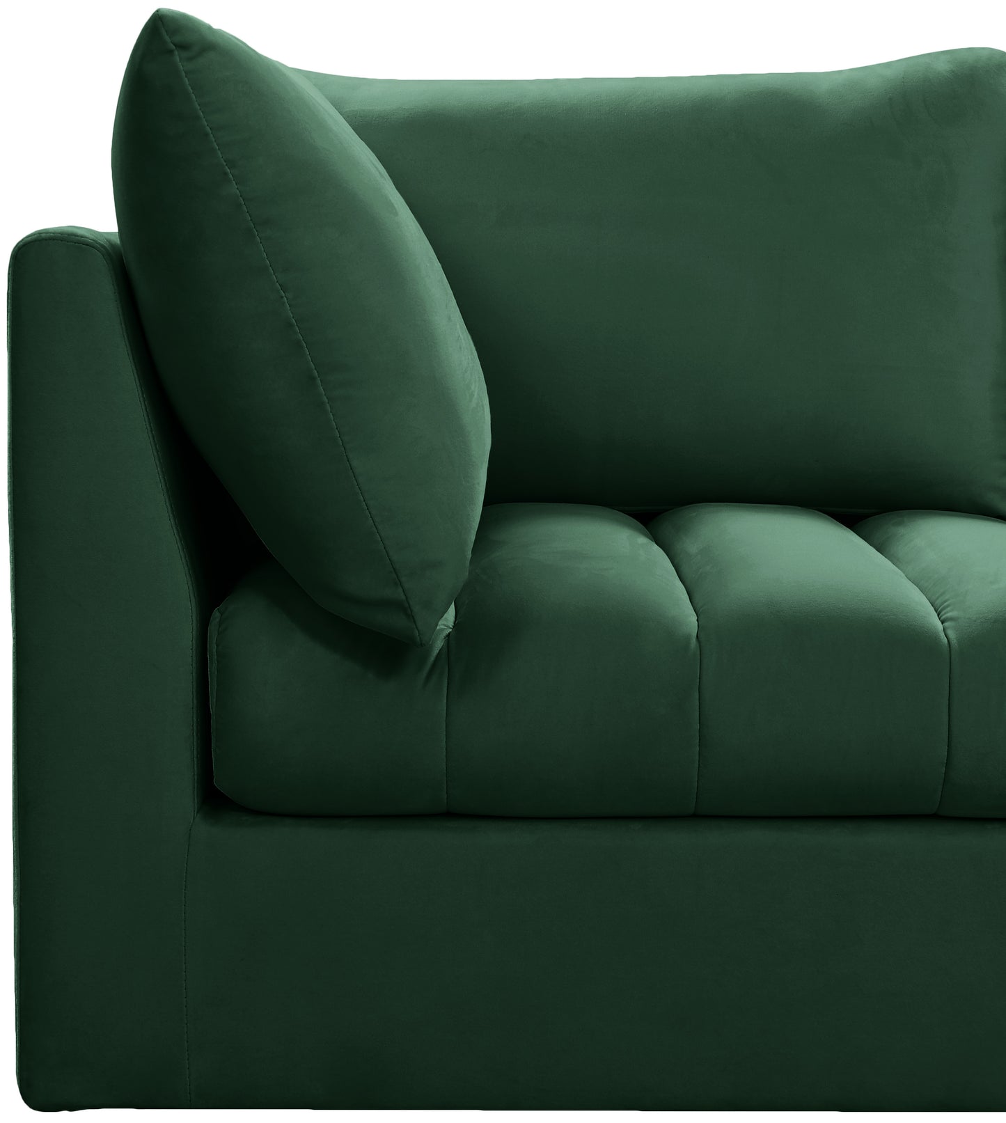 acadia green velvet modular sofa s103