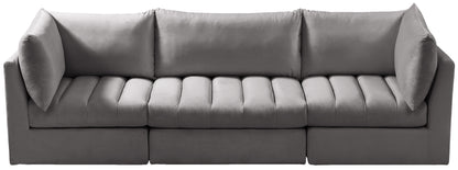 Acadia Grey Velvet Modular Sofa S103