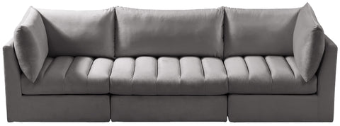 Acadia Grey Velvet Modular Sofa S103