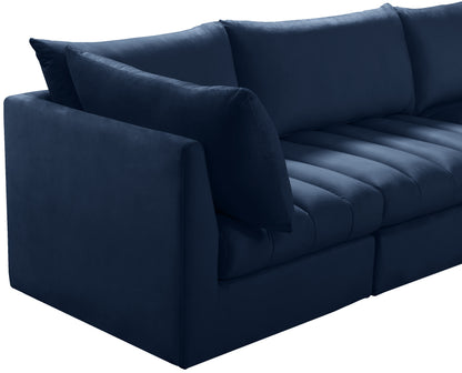 Acadia Navy Velvet Modular Sofa S103