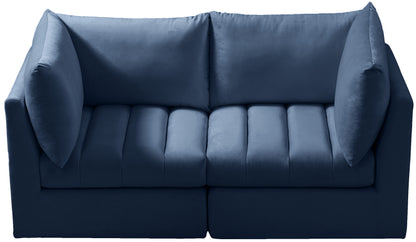 Acadia Navy Velvet Modular Sofa S66