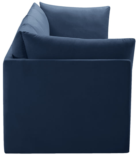 Acadia Navy Velvet Modular Sofa S66