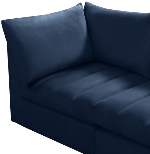 Acadia Navy Velvet Modular Sectional Sec5A