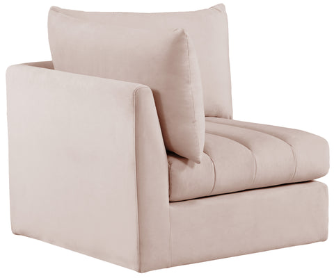 Acadia Pink Velvet Corner Corner