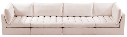 Acadia Pink Velvet Modular Sofa S140