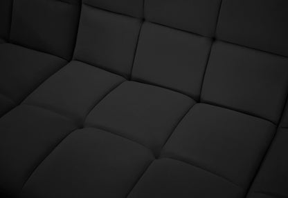 Destiny Black Velvet Modular Sofa S128