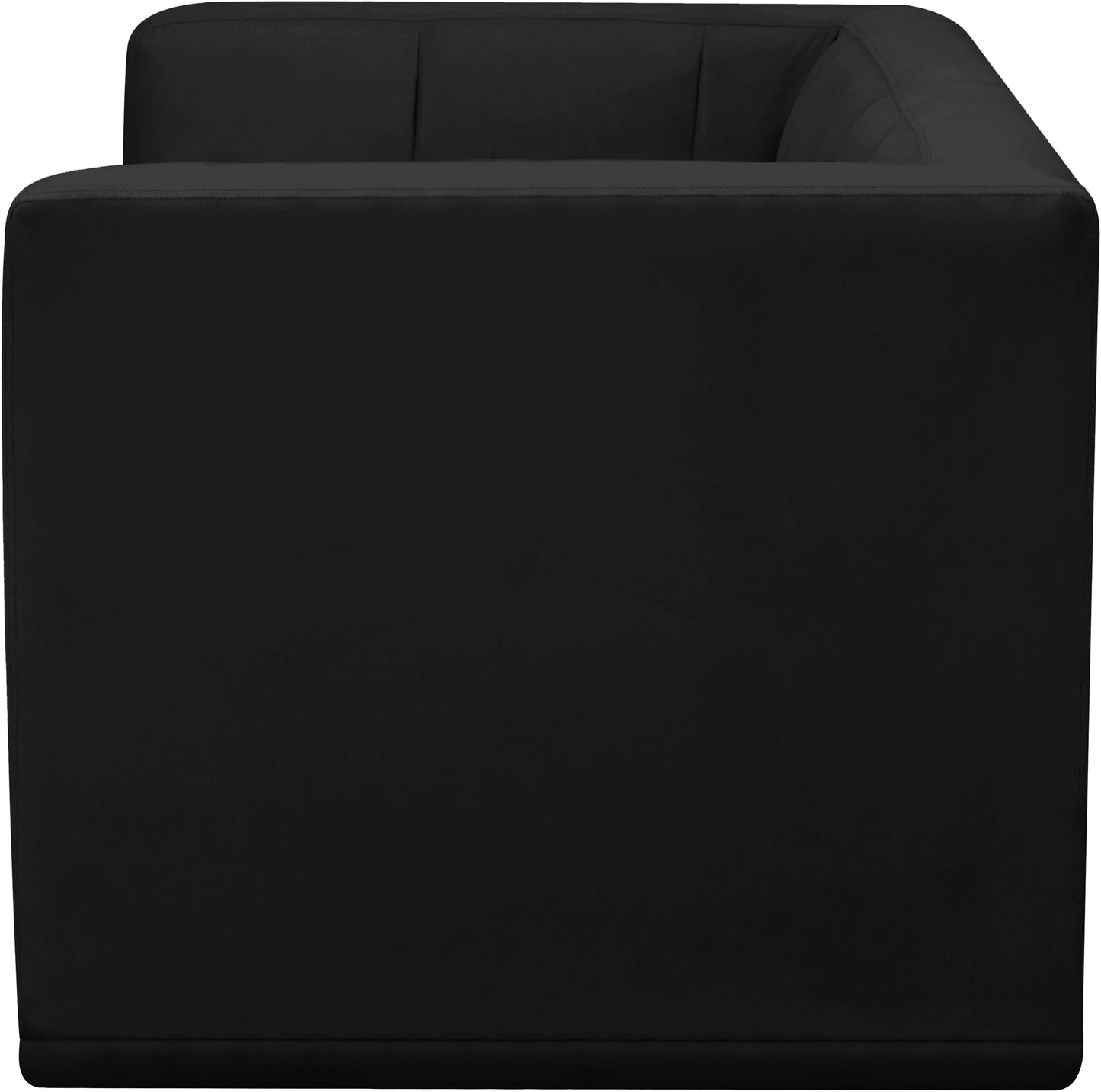 destiny black velvet modular sofa s68