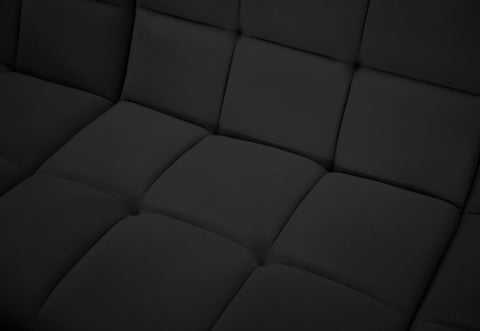 Destiny Black Velvet Modular Sectional Sec5B