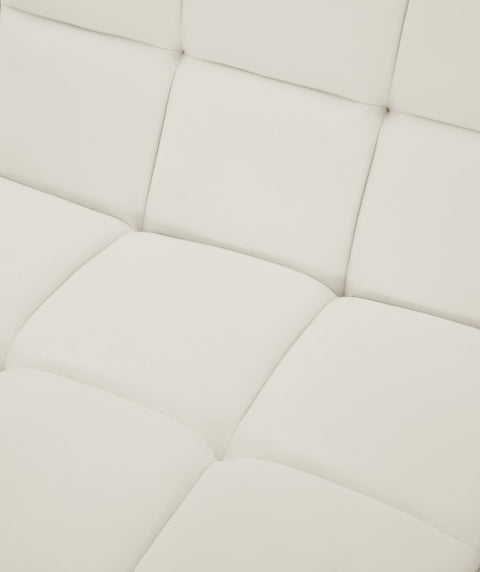 Destiny Cream Velvet Corner Chair Corner