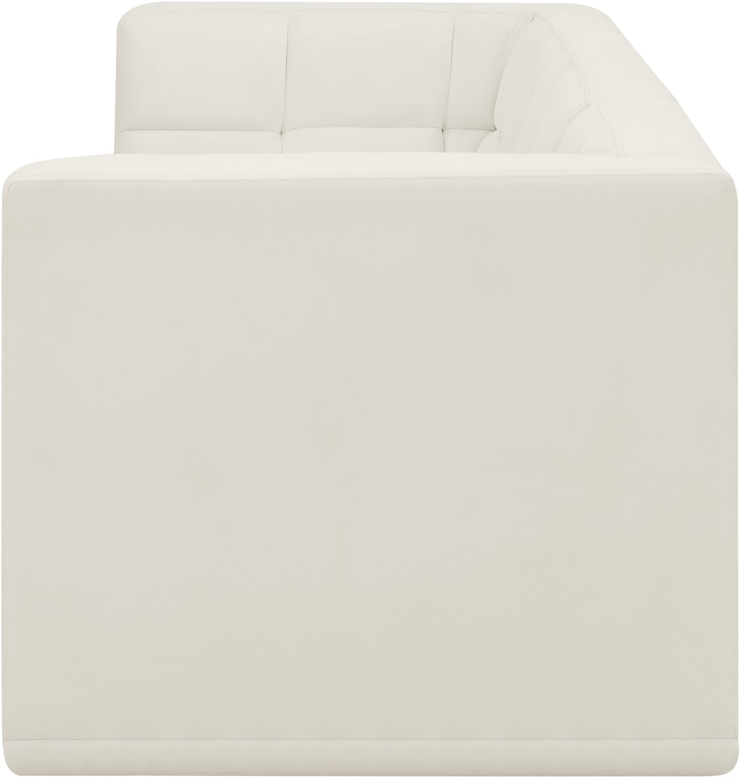 destiny cream velvet modular sofa s128