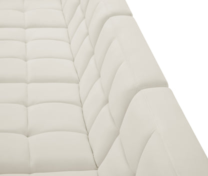 Destiny Cream Velvet Modular Sofa S128