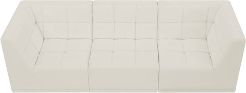 Destiny Cream Velvet Modular Sofa S98