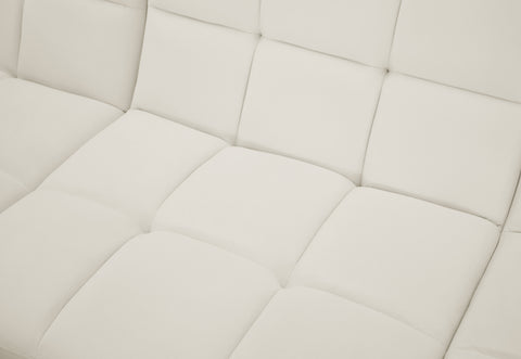 Destiny Cream Velvet Modular Sectional Sec8A