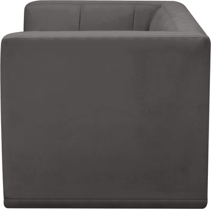 Destiny Grey Velvet Modular Sofa S68