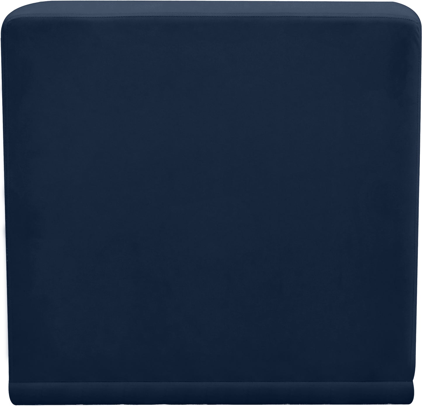 destiny navy velvet armless chair armless