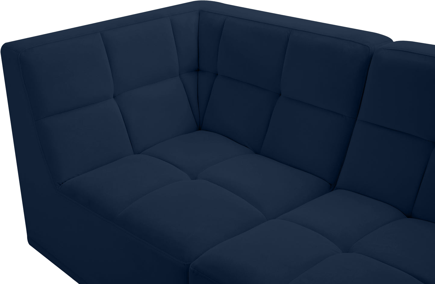 destiny navy velvet modular sofa s128