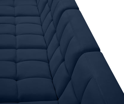 Destiny Navy Velvet Modular Sofa S128