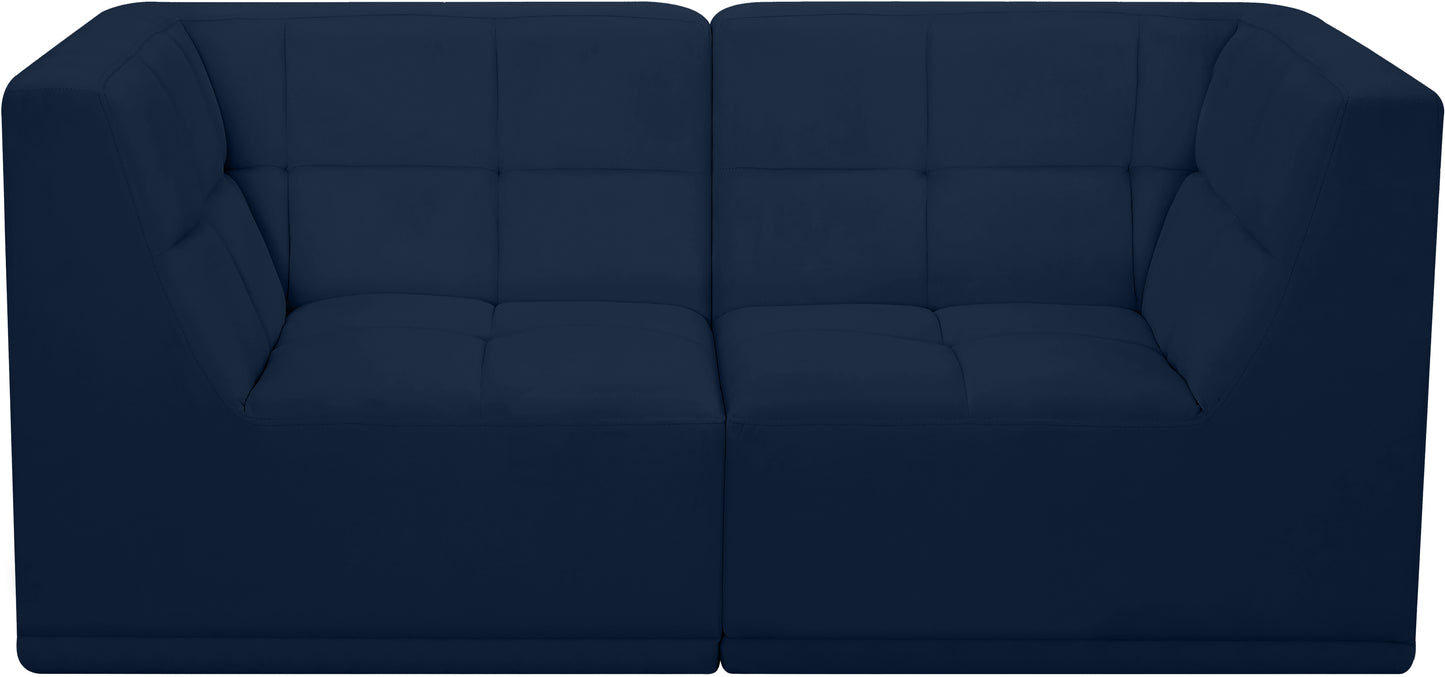 destiny navy velvet modular sofa s68