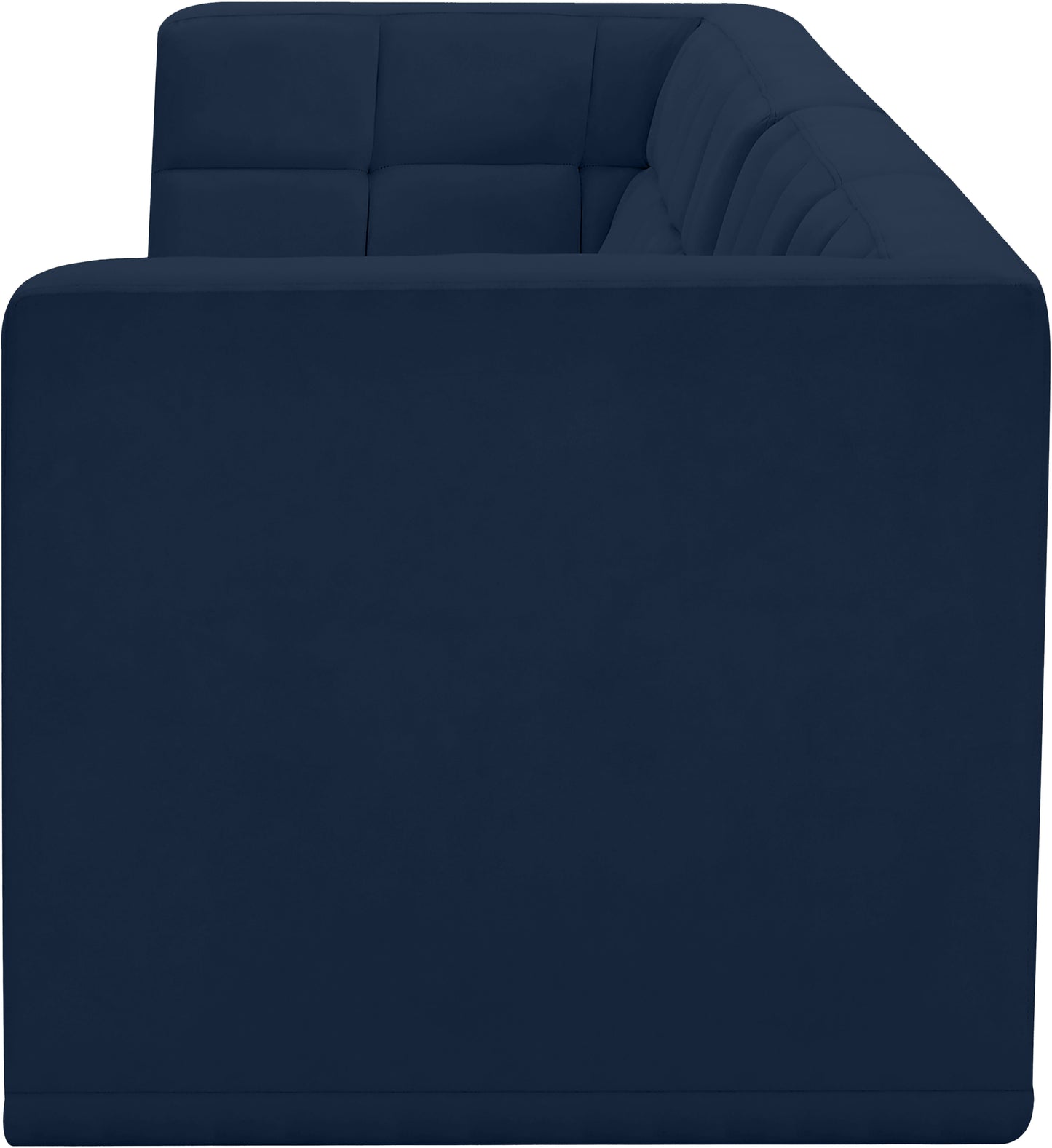 destiny navy velvet modular sofa s68