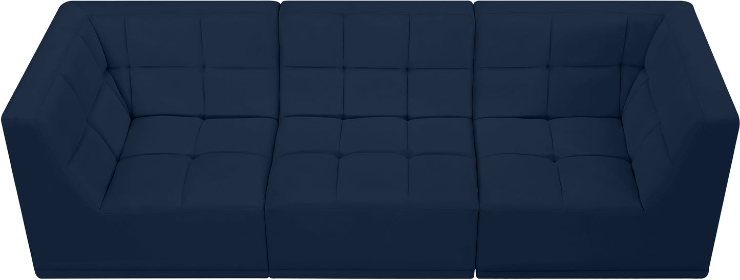 destiny navy velvet modular sofa s98