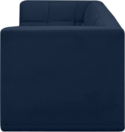 Destiny Navy Velvet Modular Sofa S98