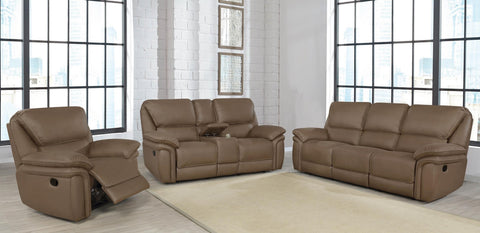 Gigi Upholstered Tufted Back Motion Loveseat