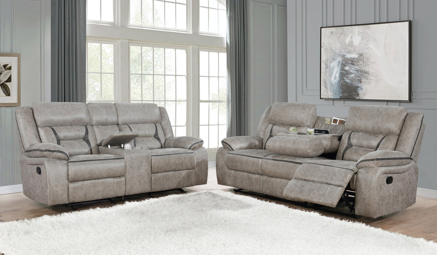 2 pc motion sofa set