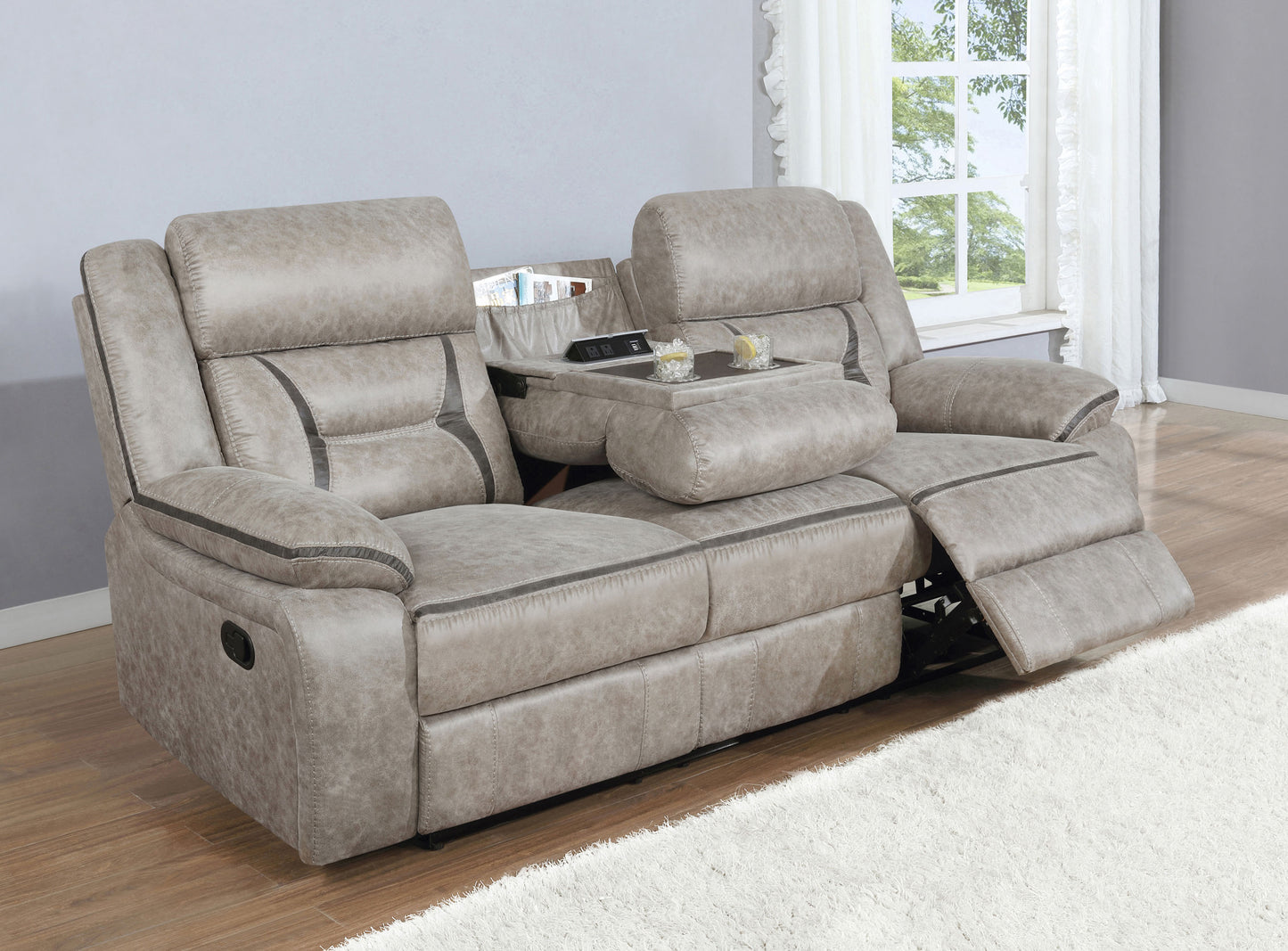 2 pc motion sofa set