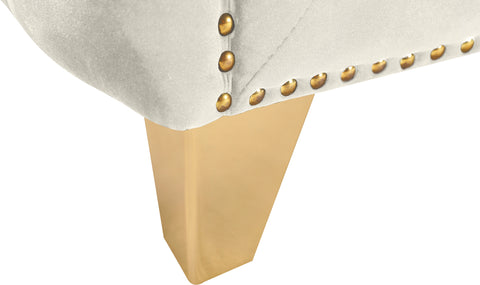 Alexander Cream Velvet Chair C