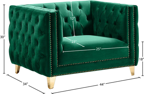 Alexander Green Velvet Chair C