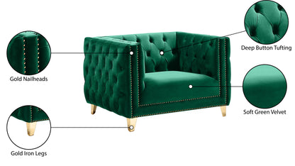 Alexander Green Velvet Chair C