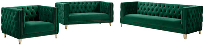 Alexander Green Velvet Loveseat L