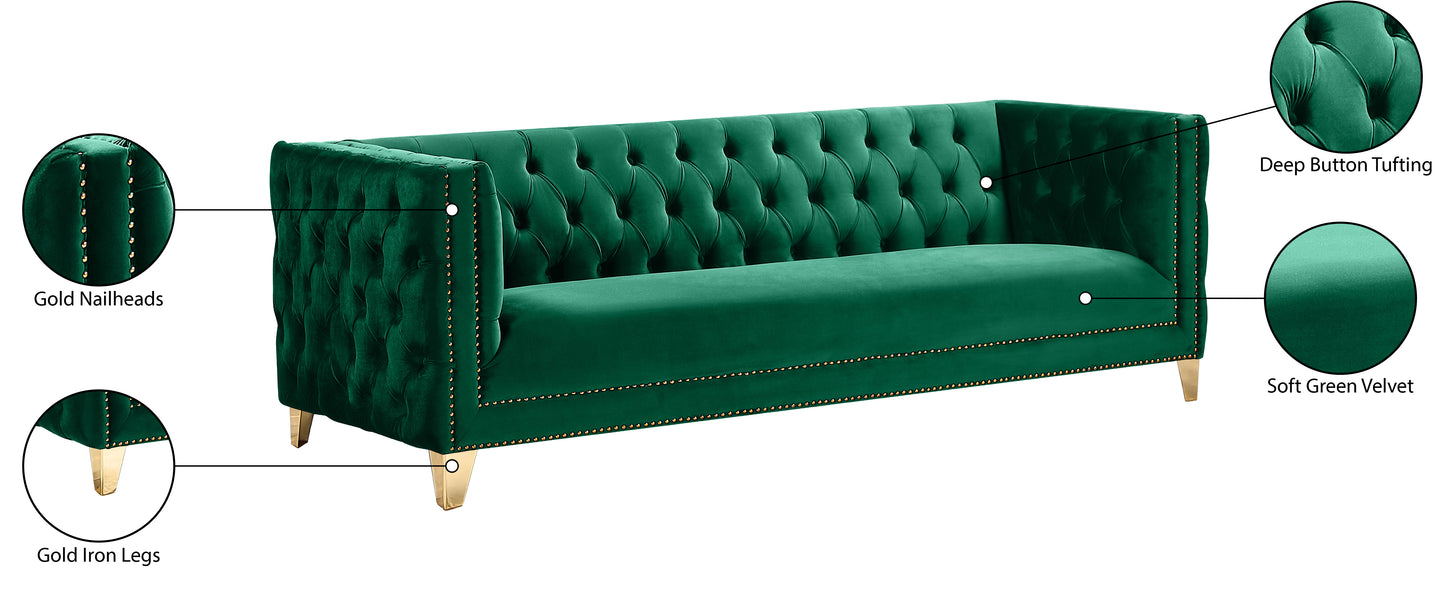 alexander green velvet sofa s