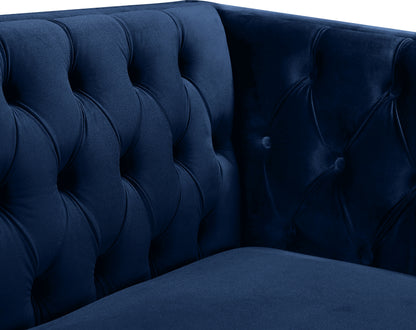 Alexander Navy Velvet Chair C