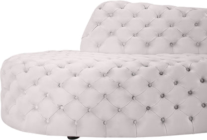 Creston Cream Velvet 2pc. Sectional Sectional