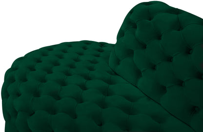 Creston Green Velvet 2pc. Sectional Sectional