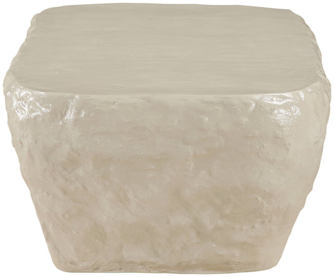Talia Beige Concrete Indoor/Outdoor Coffee Table, 1 Piece