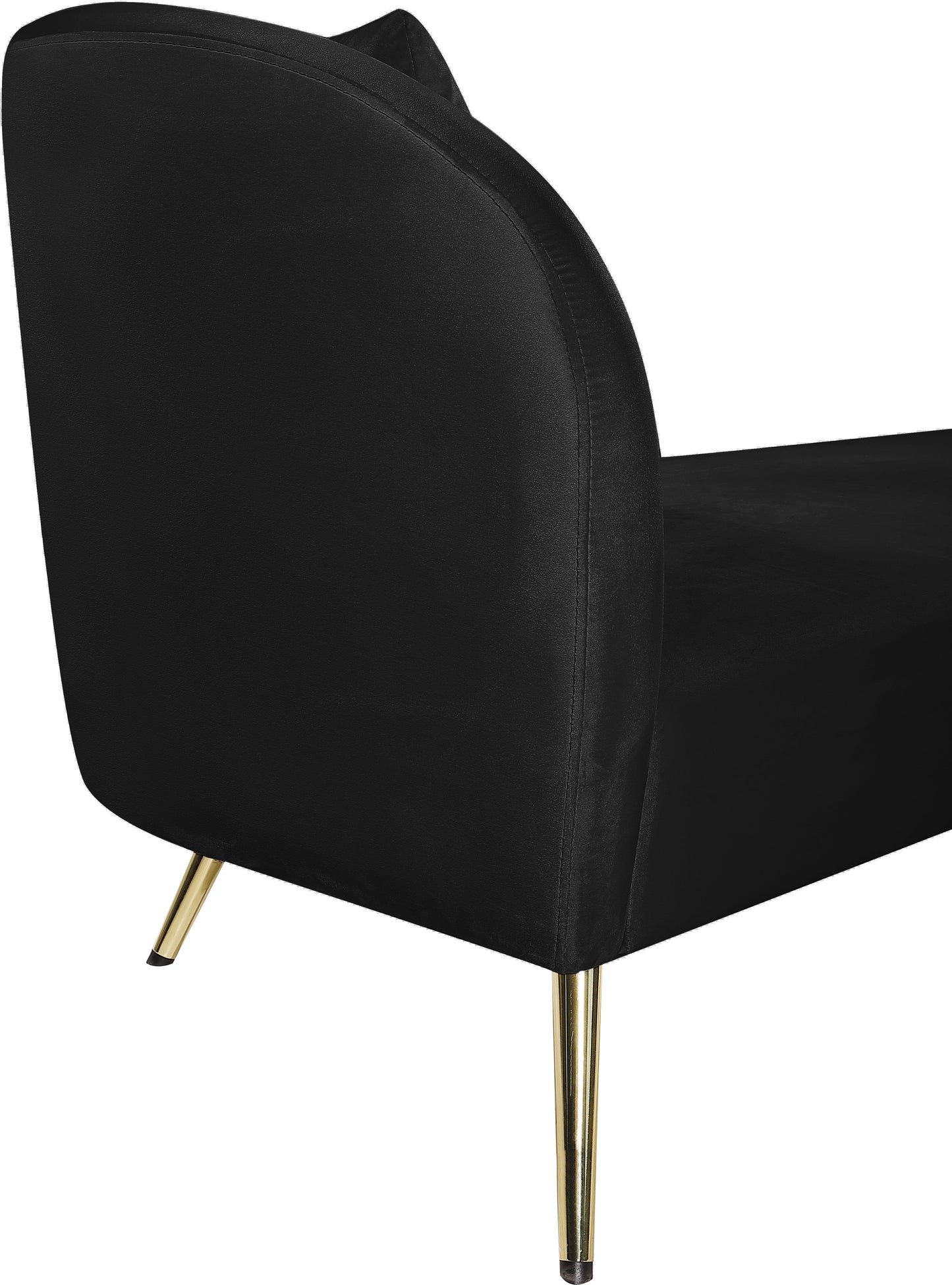 opera black velvet chaise chaise