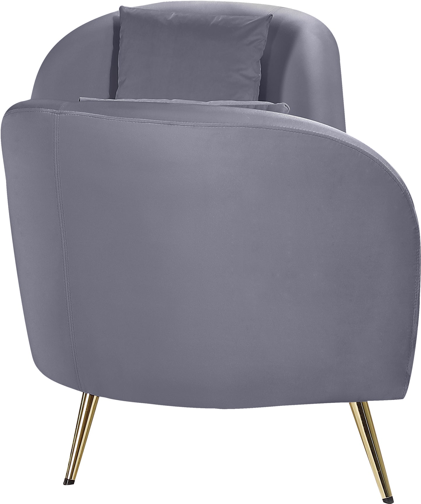 opera grey velvet chaise chaise