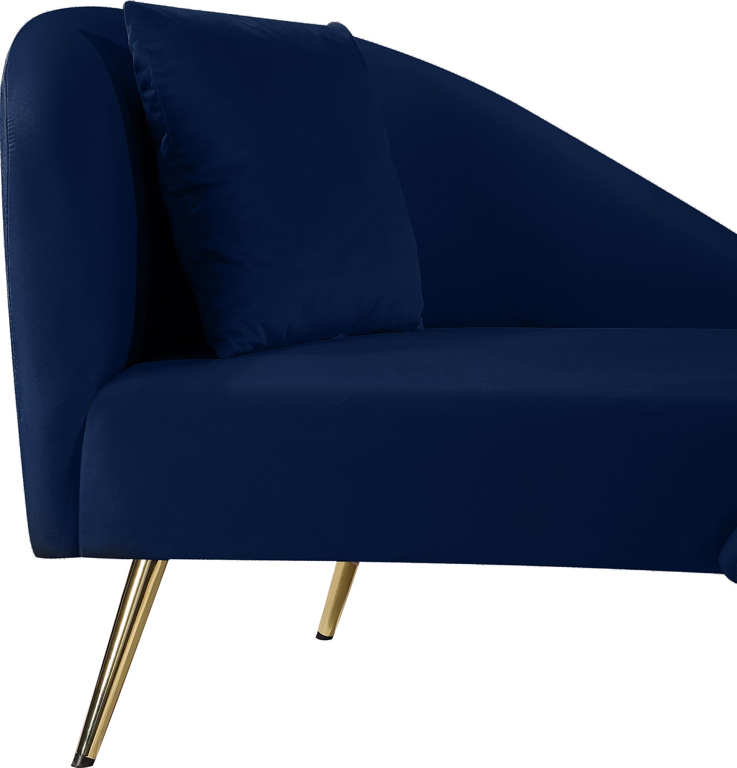 opera navy velvet chaise chaise