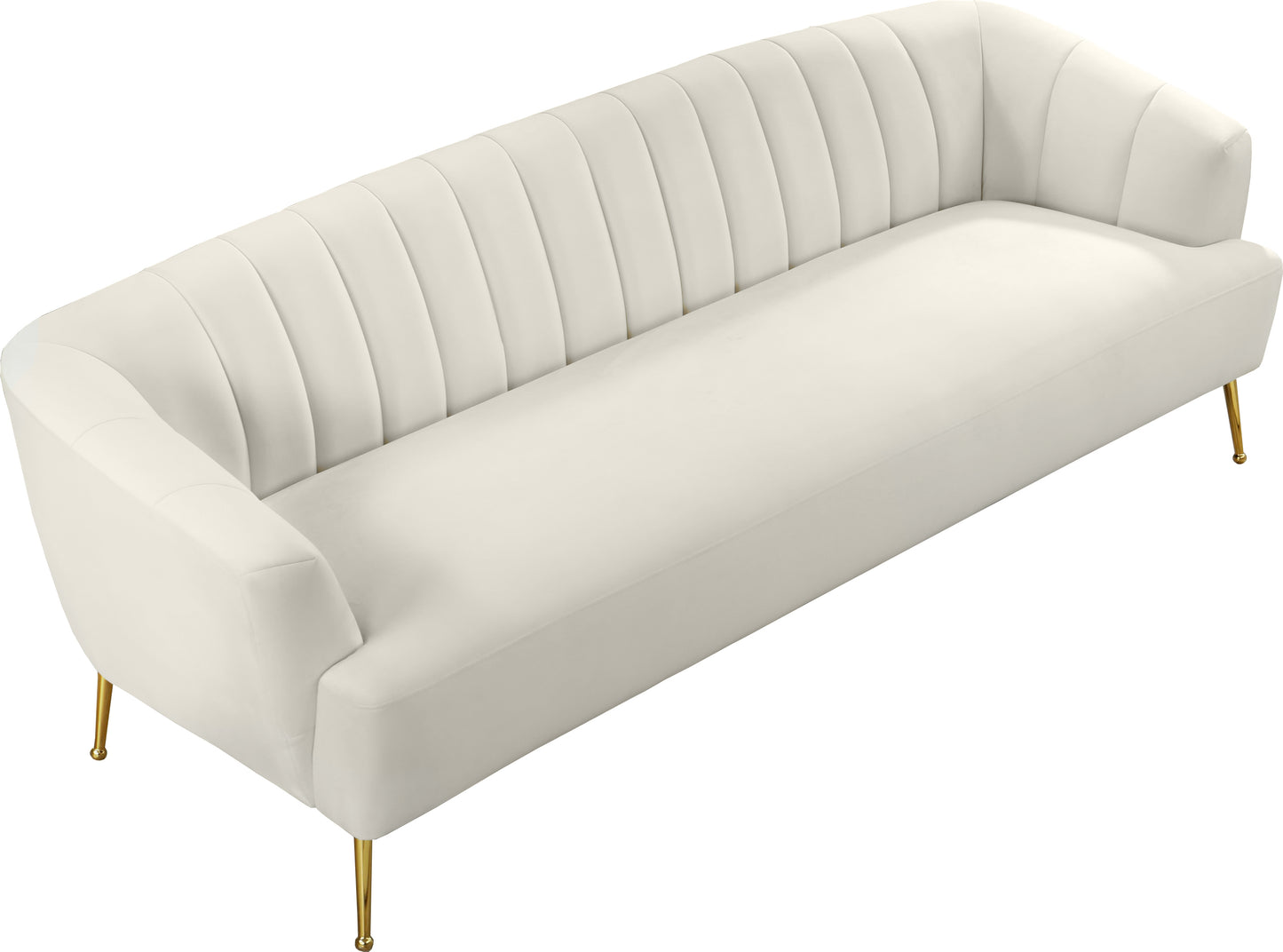 liam cream velvet sofa s