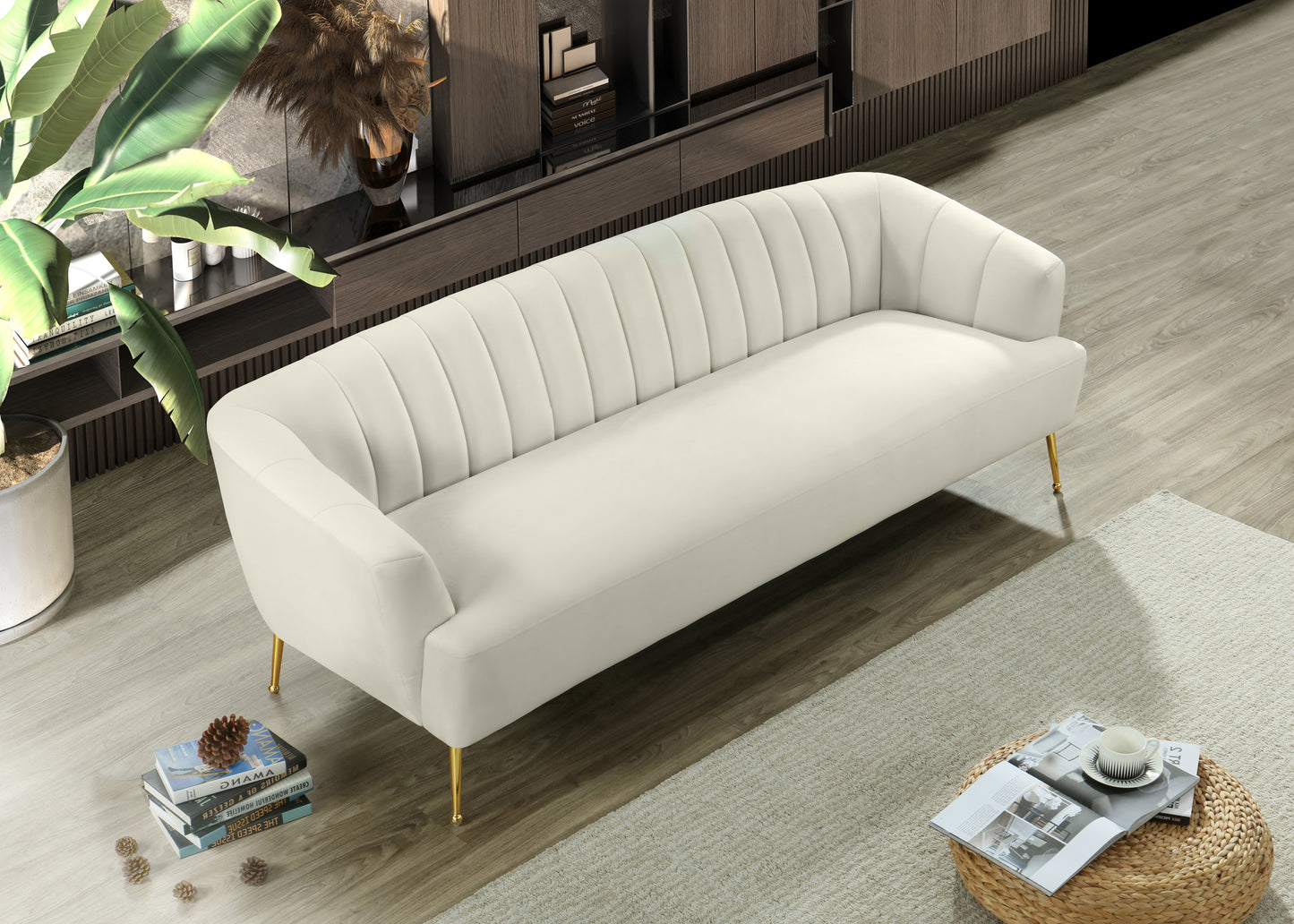 liam cream velvet sofa s