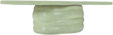 Olive Green Concrete Indoor/Outdoor Coffee Table, 1 Piece