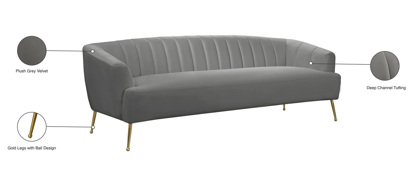liam grey velvet sofa s