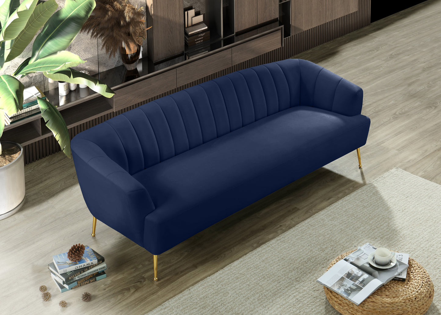 liam navy velvet sofa s