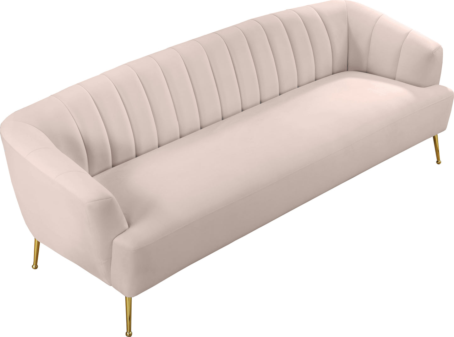 liam pink velvet sofa s