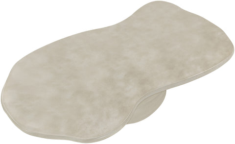Olive Beige Concrete Indoor/Outdoor Coffee Table, 1 Piece