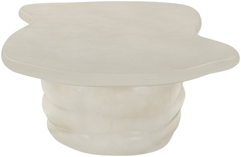 Olive Taupe Concrete Indoor/Outdoor Coffee Table, 1 Piece