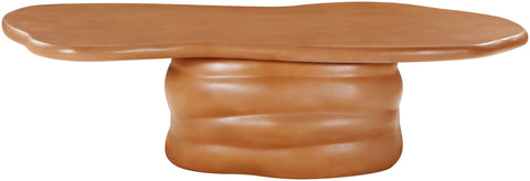 Olive Terracotta Concrete Indoor/Outdoor Coffee Table, 1 Piece